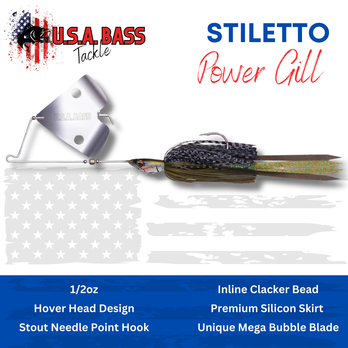 Stiletto Buzzbait - Power Gill