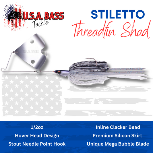 Stiletto Buzzbait - Threadfin Shad