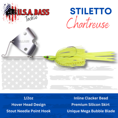 Stiletto Buzzbait - Chartreuse