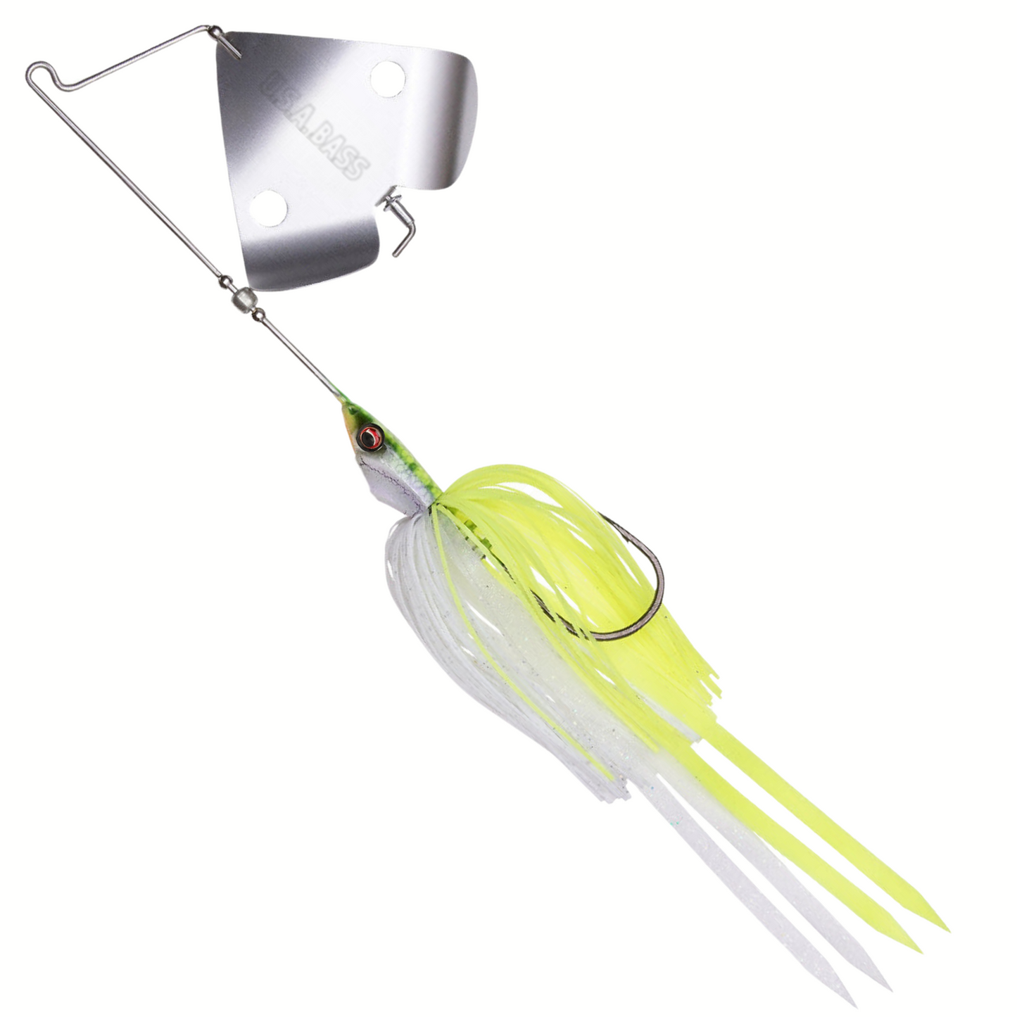 Stiletto Buzzbait - White Chartreuse