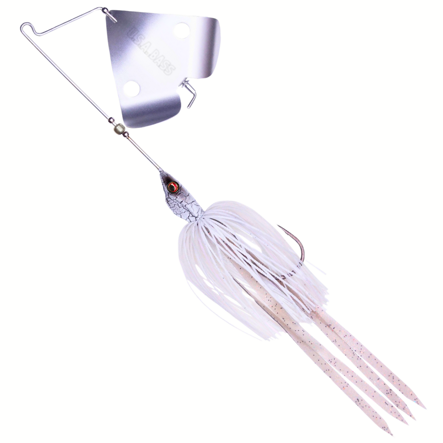 Stiletto Buzzbait - White Knight