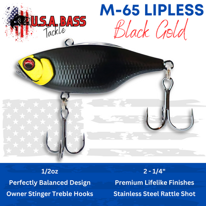 *M-Series Lipless Crankbait - Black Gold