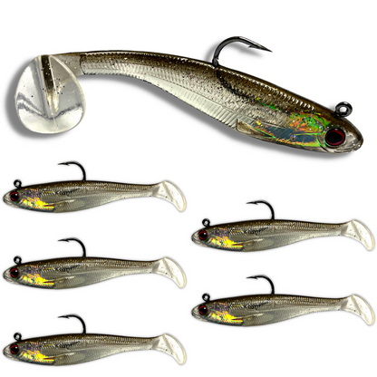 Patriot Shad Paddle Tail Swimbaits - Super Shad