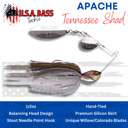 Apache Attack Spinnerbait - Tennessee Shad