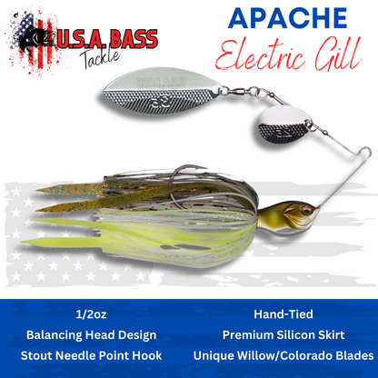 Apache Attack Spinnerbait - Electric Gill