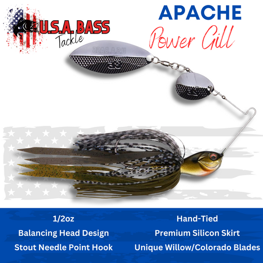 Apache Attack Spinnerbait - Power Gill