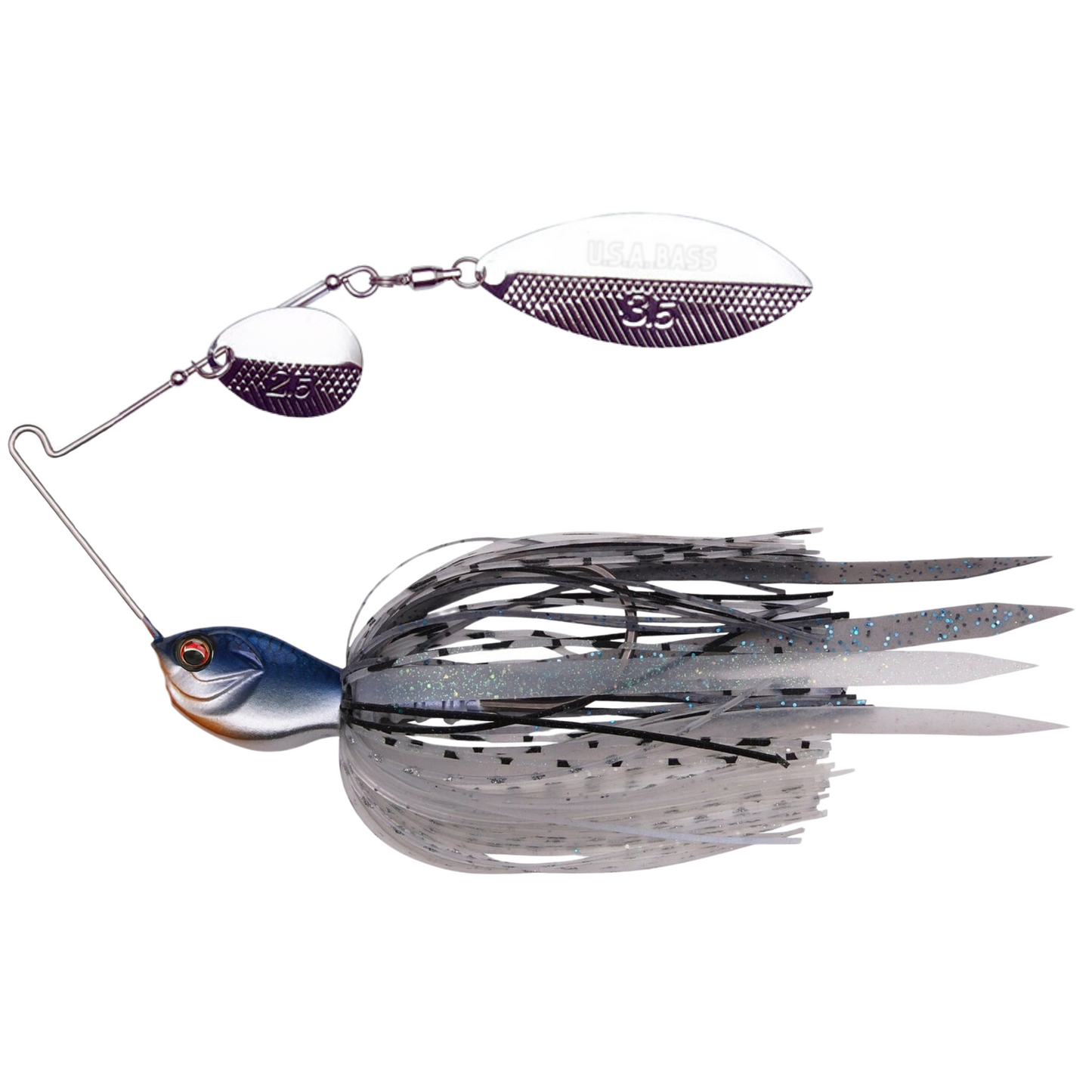 Apache Attack Spinnerbait - Threadfin Shad